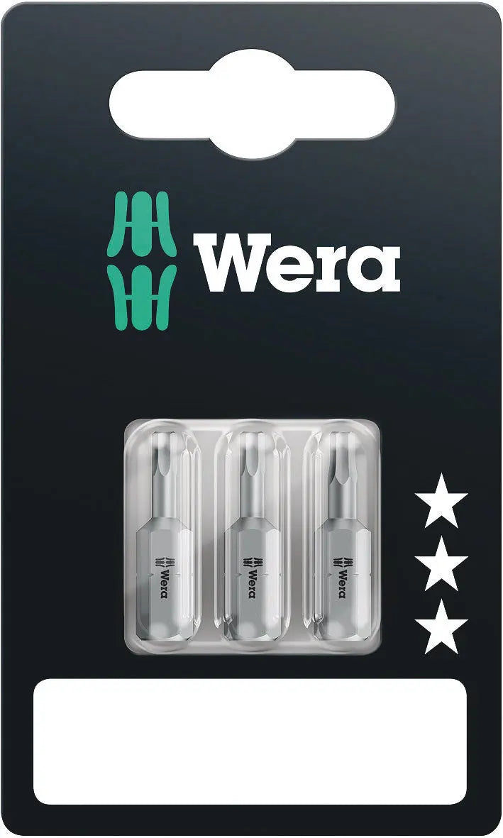 Wera 840/1 Z SW 2.0/2.5/3.0 SET A SB BITS ASSORTMENT 05073342001 Wera