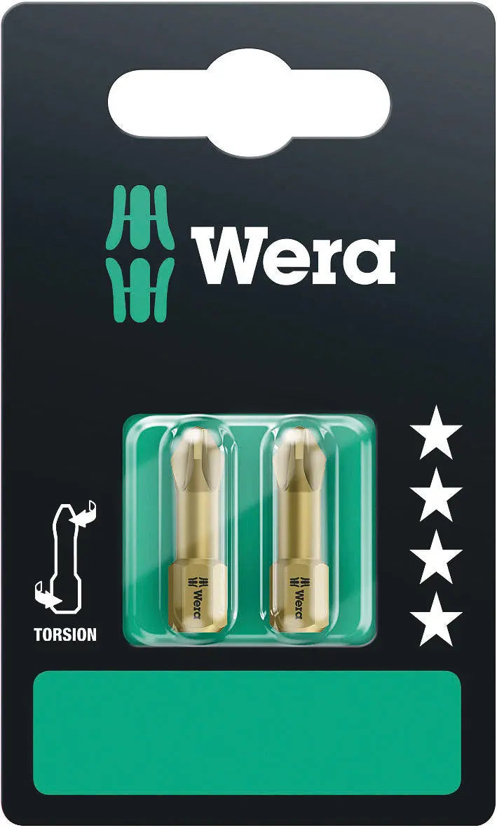 Wera 855/1 TH PZ 2 X 25 MM SB BITS ASSORTMENT 05073371001 Wera