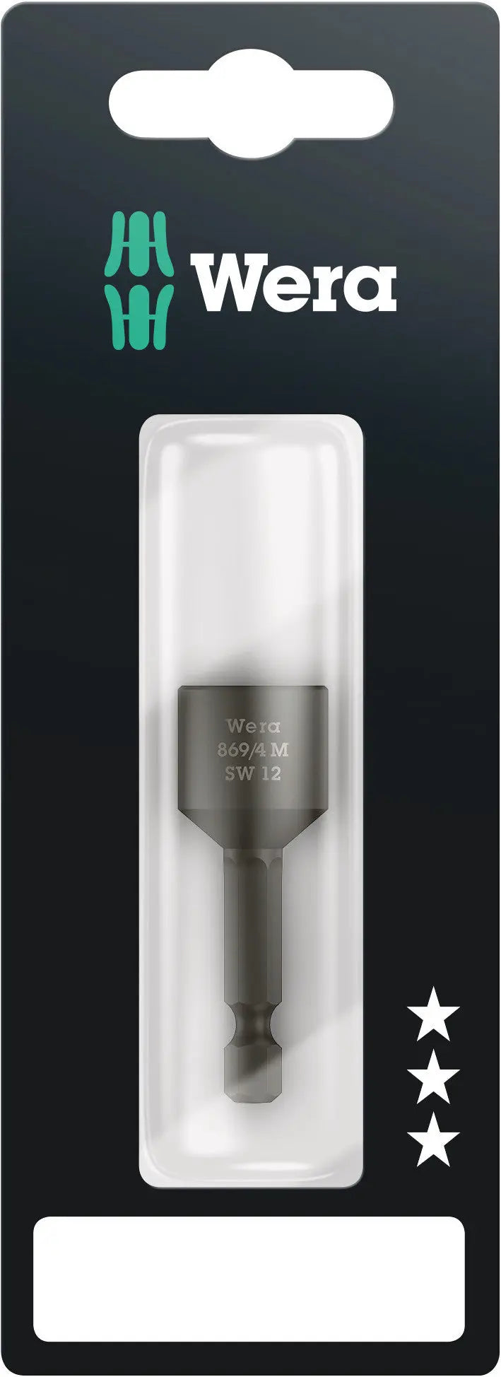 Wera 869/4 M SW 12.0 X 50 MM SB NUT SETTERS - MAGNETIC 05073507001 Wera