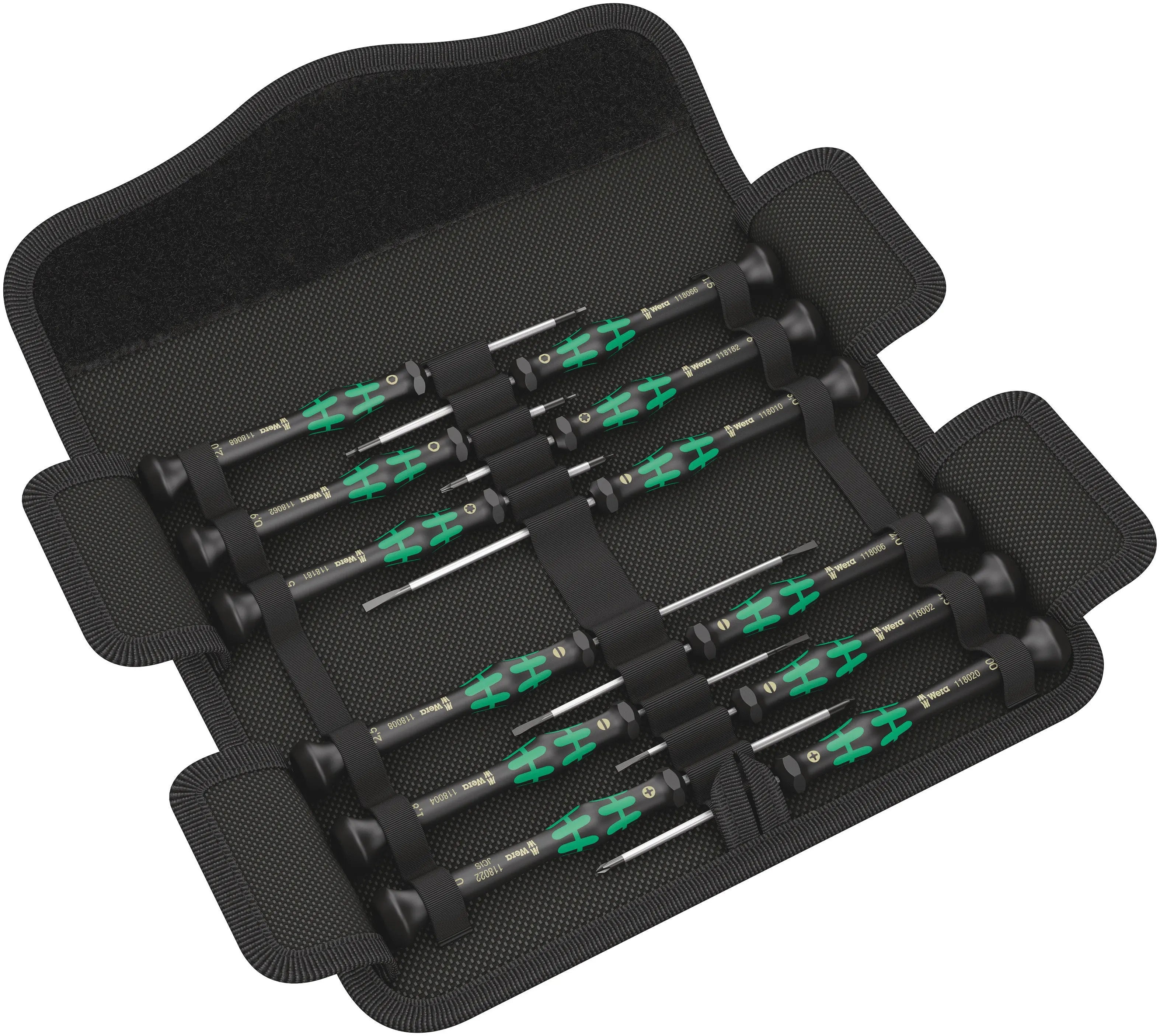 Wera KRAFTFORM MICRO-SET/12 SB 1 SCREWDRIVER SET 05073675001 Wera