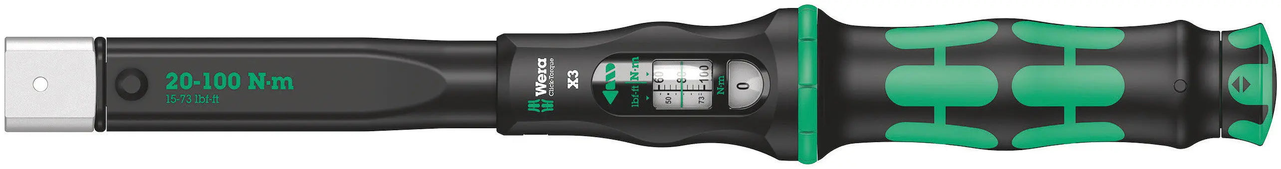 Wera Click-Torque X3 Torque wrench 20-100 Nm 05075653001 Wera