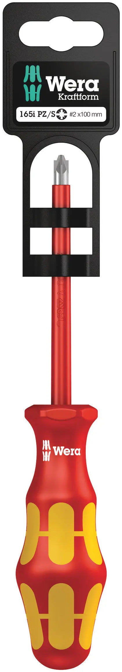 Wera 165i PZ/S # 2 x 100 mm Hang-Tag VDE-insulated screwdriver 05100022001 Wera