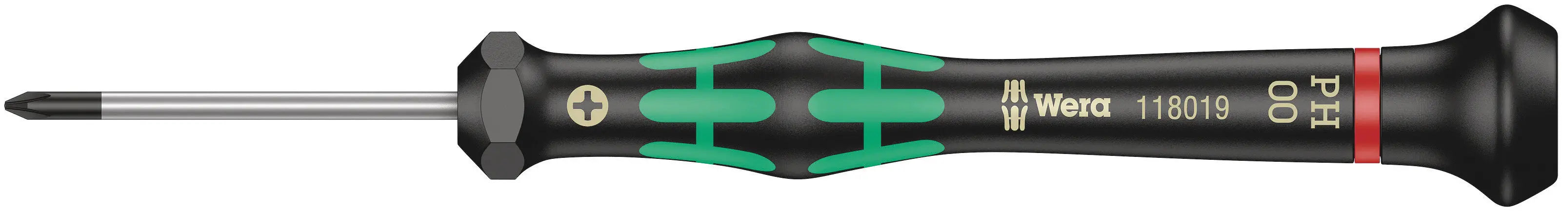 Wera 2050 - Kraftform Micro PH 00 Screwdriver, 40mm Length - 05118019001 Wera