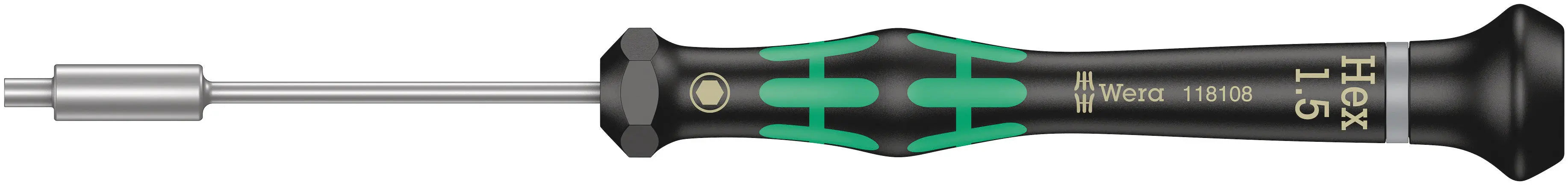 Wera 2069 1.5 X 60 MM SOCKET SCREWDRIVER 05118108001 Wera