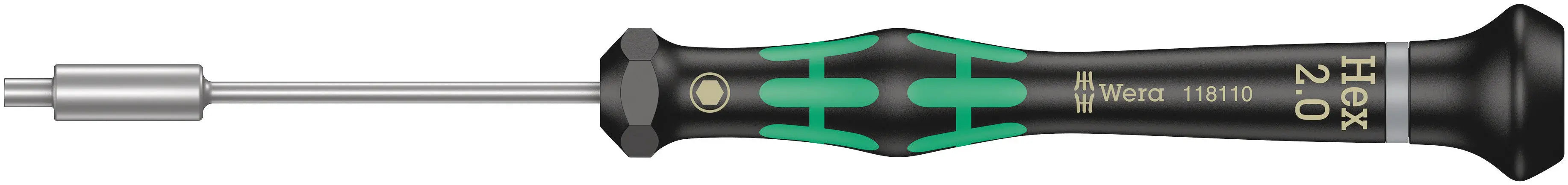 Wera 2069 2.0 X 60 MM SOCKET SCREWDRIVER 05118110001 Wera