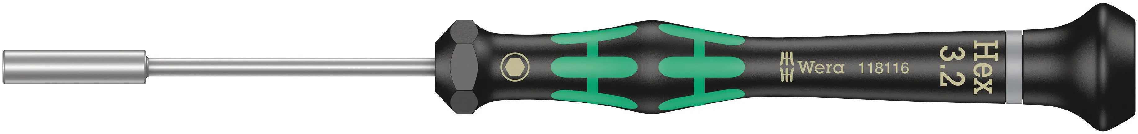 Wera 2069 3.2 X 60 MM SOCKET SCREWDRIVER 05118116001 Wera