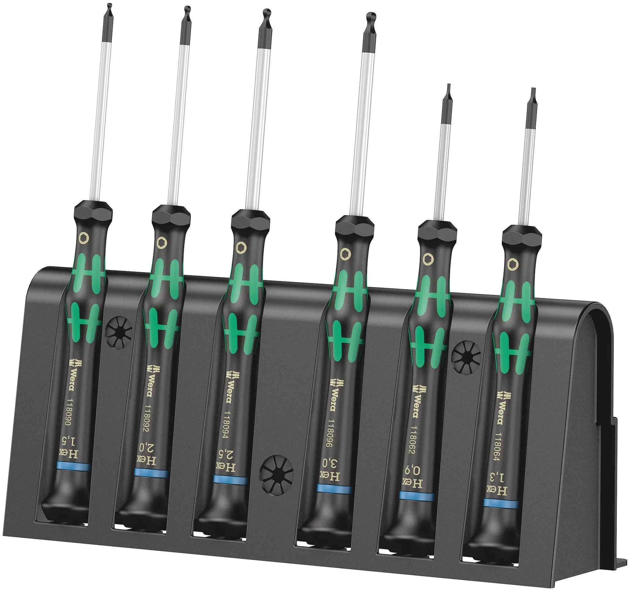 Wera 2052/6 RACK SCREWDRIVER SET 05118156001 Wera