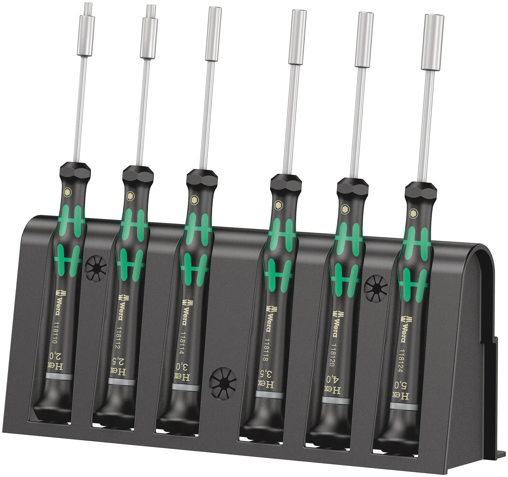 Wera 2069/6 RACK SCREWDRIVER SET 05118158001 Wera