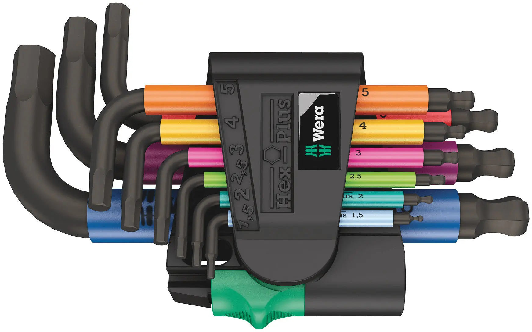 Wera 950/9 Hex-Plus Multicolour 2 Short SPKS Multi-Color 05133164001 Wera
