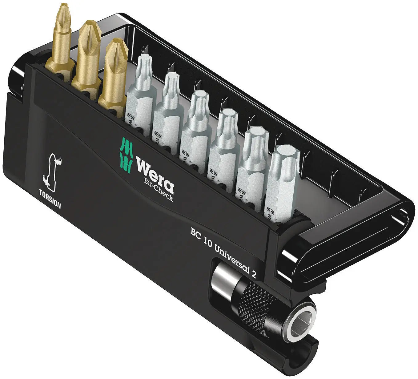 Wera BIT-CHECK 10 UNIVERSAL 2 BITS ASSORTMENT 05134200001 Wera