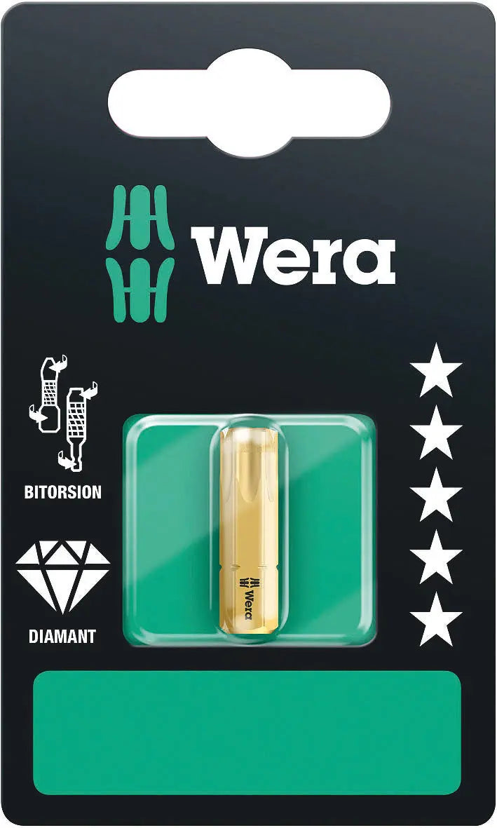 Wera 867/1 BDC TX 40 X 25 MM SB TORX BITS, BITORSION 05134379001 Wera