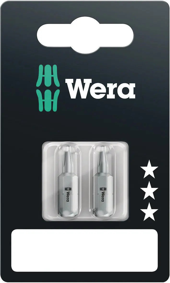 Wera 851/1 RZ PH 2 X 25 MM SB BITS FOR DRYWALL-SCREWS 05135005001 Wera