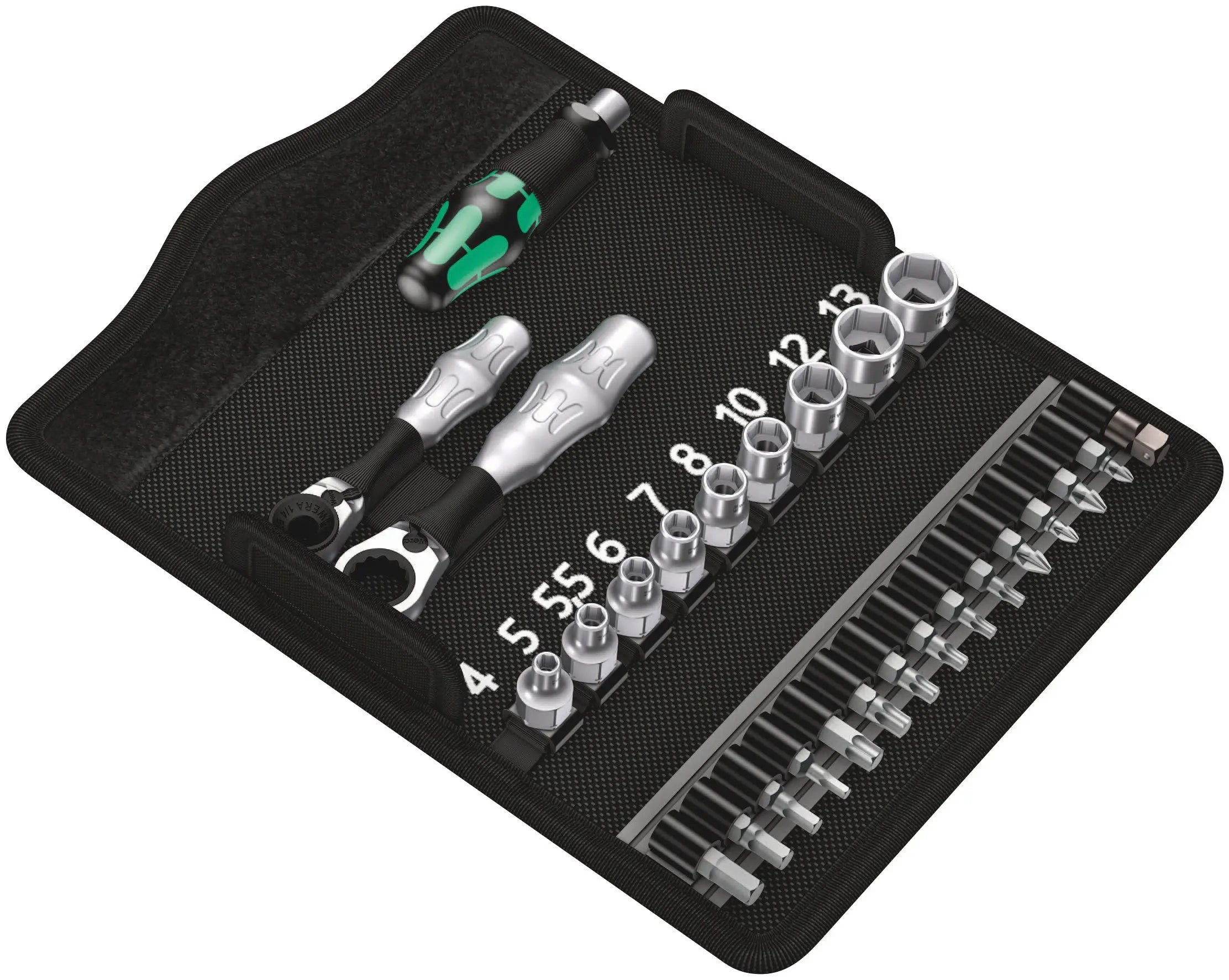 Wera KRAFTFORM KOMPAKT ZYKLOP MINI 2 ZYKLOP MINI RATCHET SET 22 PCS. 05135918001 Wera