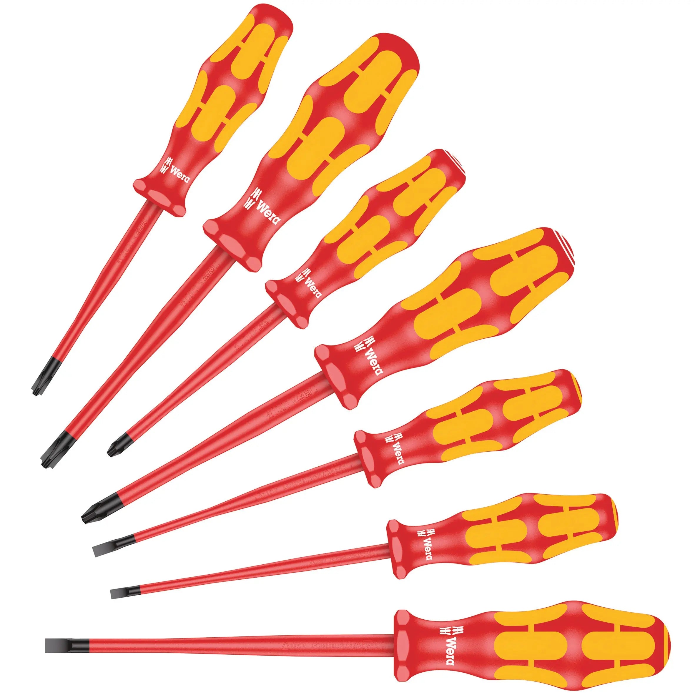 Wera 160ISS/7 SCREWDRIVER SET WITH REDUCED BLADE DIAMETER 05135961001 Wera