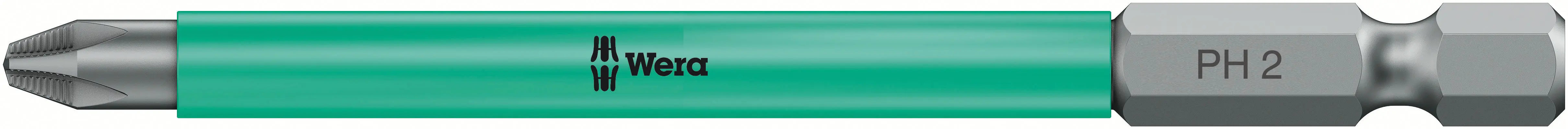 Wera 853/4 ACR PH 2 X 90 MM PHILLIPS ACR MAGNETIC ANTI-MAR BITS 05323781001 Wera