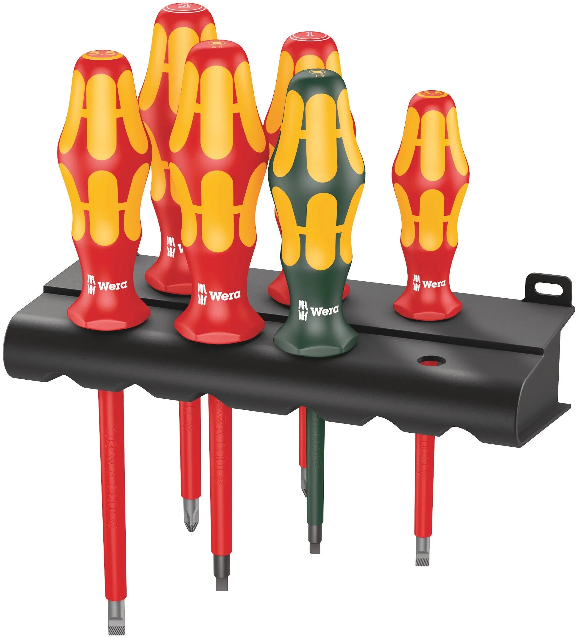 Wera 160I/168I/6 Phillips/Slotted/Square SCREWDRIVER SET 05347777001 Wera