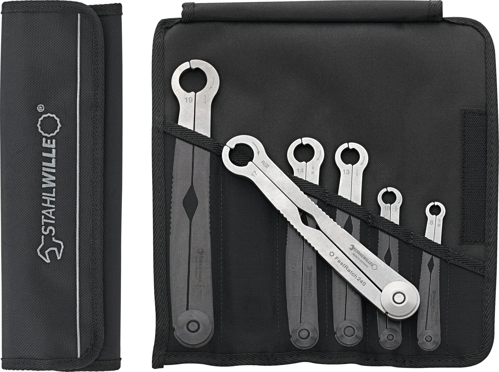 Stahlwille Set of 6 FastRatch Ratchet Spanner Wrench, 8 - 19mm - ST 96411006 Stahlwille