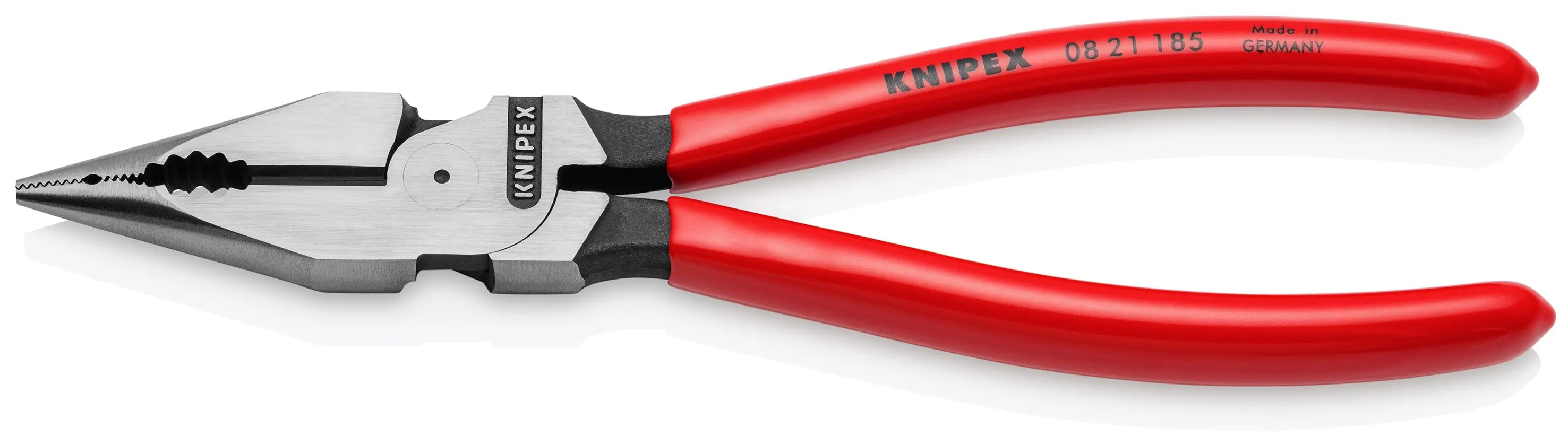 KNIPEX 7 1/4" Needle-Nose Combination Pliers - 08 21 185 Needle Nose Combination Pliers Knipex