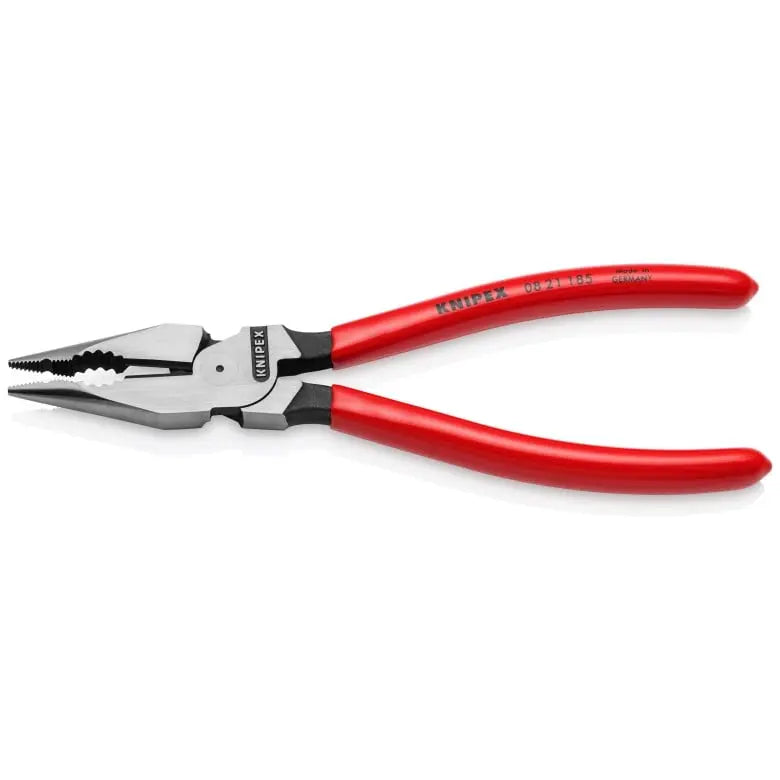 Knipex Needle-Nose Combination Plier, 7-1/4 in, Height 5/8 in - KN 08 21 185 SBA Knipex