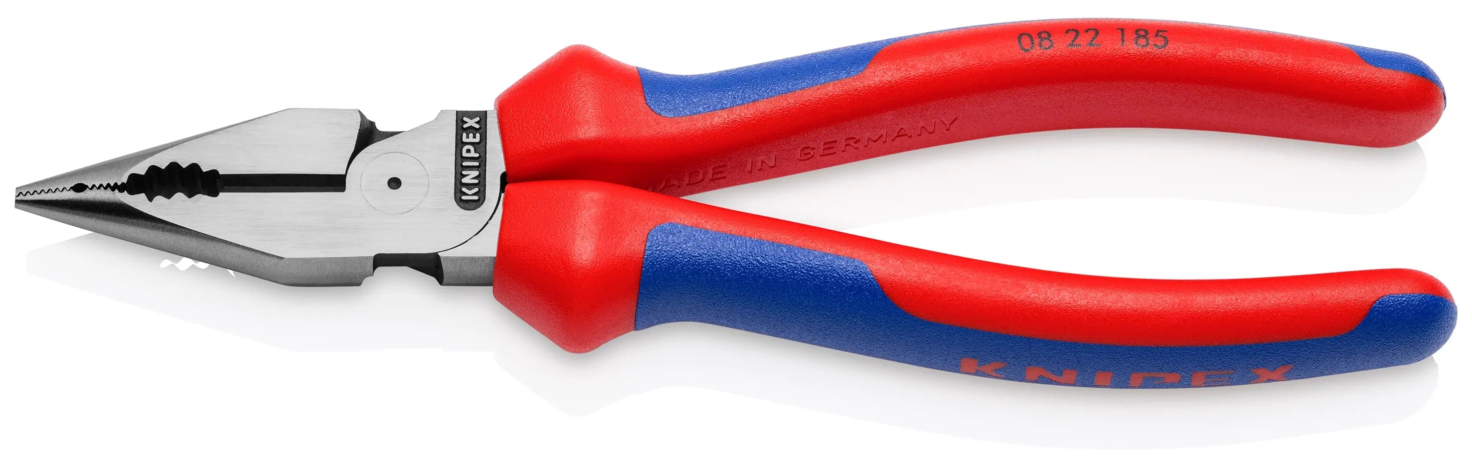 KNIPEX 7 1/2" Needle-Nose Combination Pliers - 08 22 185 Needle Nose Combination Pliers Knipex