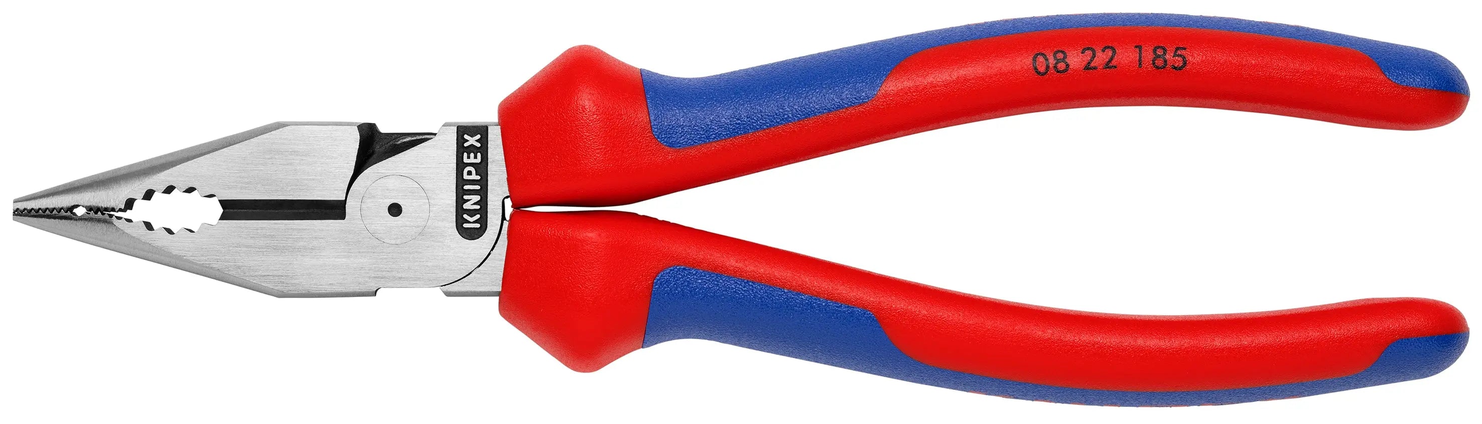 KNIPEX 7 1/2" Needle-Nose Combination Pliers - 08 22 185 Needle Nose Combination Pliers Knipex