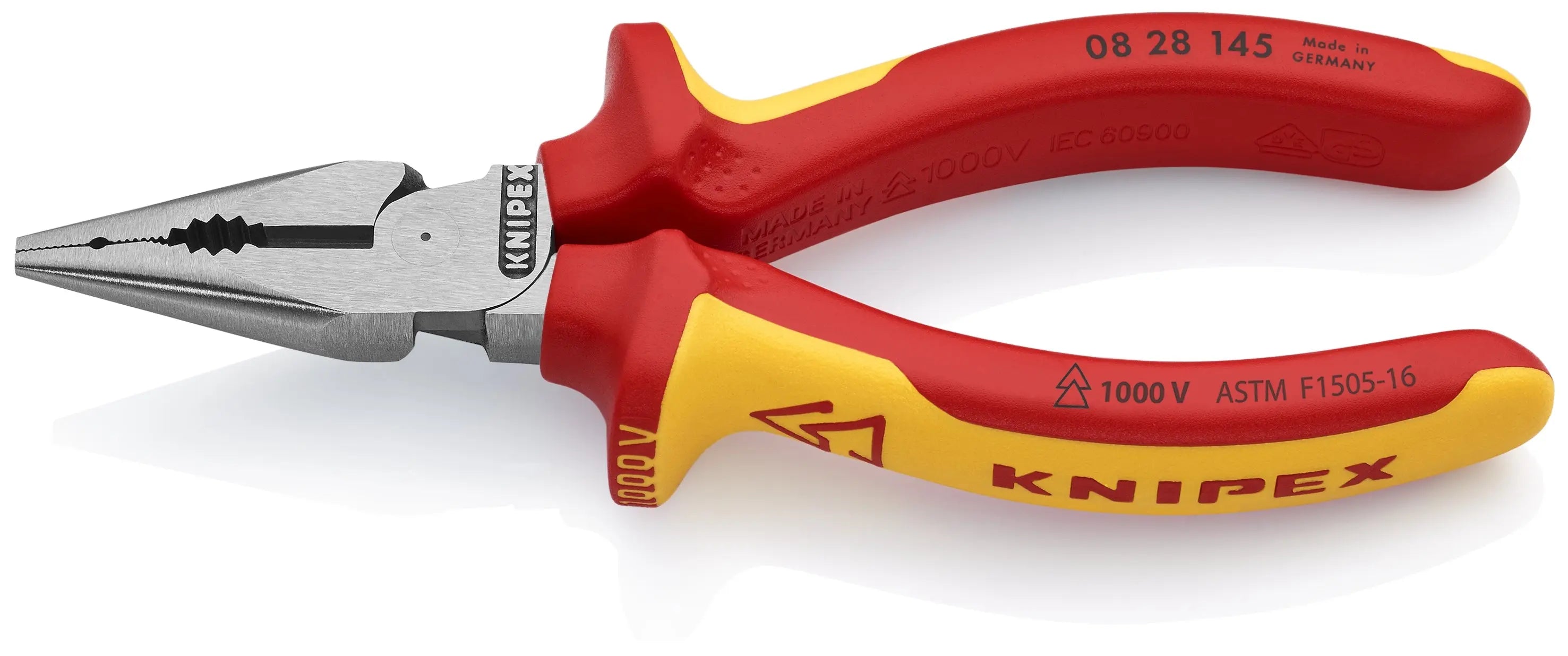 Knipex 08 28 145 US KN | Needle-Nose Combination Pliers, 1000V Insulated Knipex