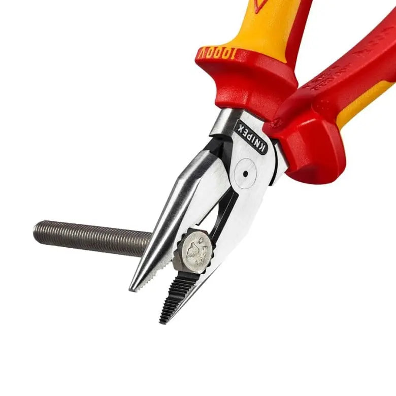 Knipex 1000V Insulated Needle-Nose Combination Plier, 7-1/4 in - KN 08 28 185 SBA Knipex