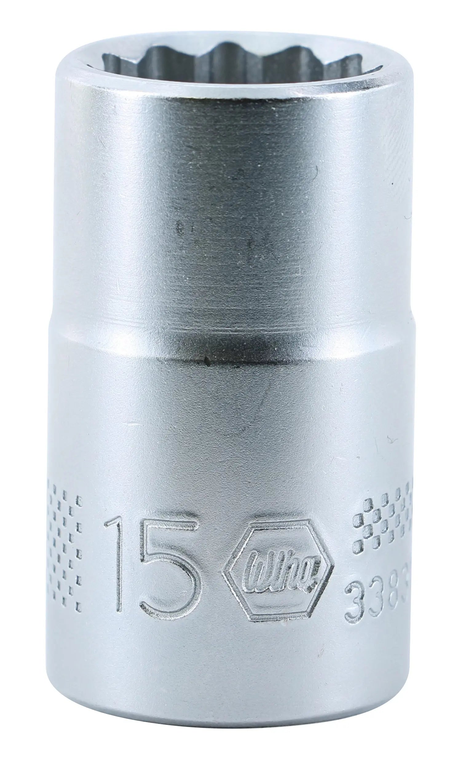 Wiha 33831, 1/2" Drive Socket, 12 Point, 15.0mm Wiha