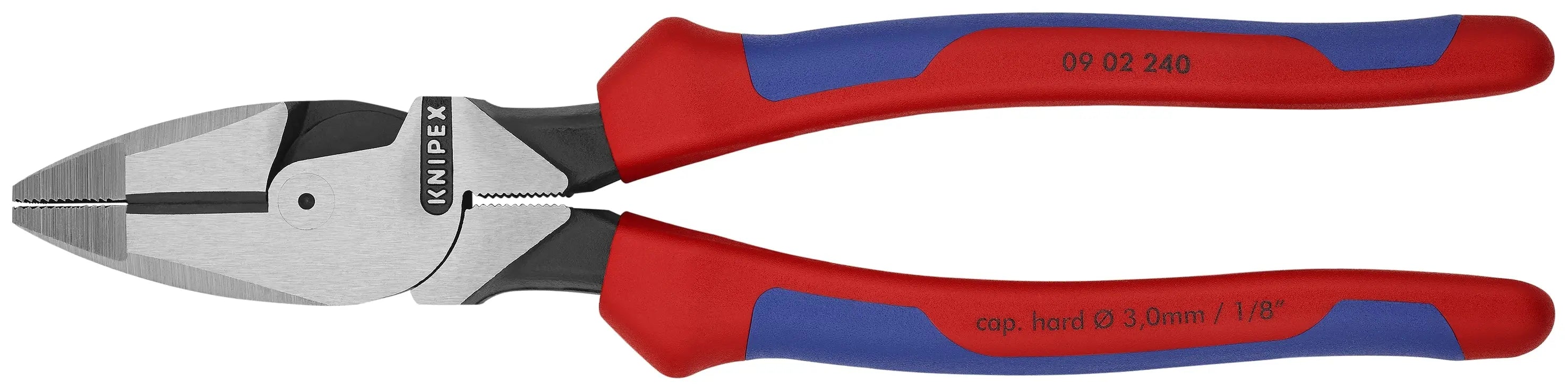 Knipex 09 02 240 SBA KN | High Leverage Lineman's, New England Head, Multi-Component Knipex