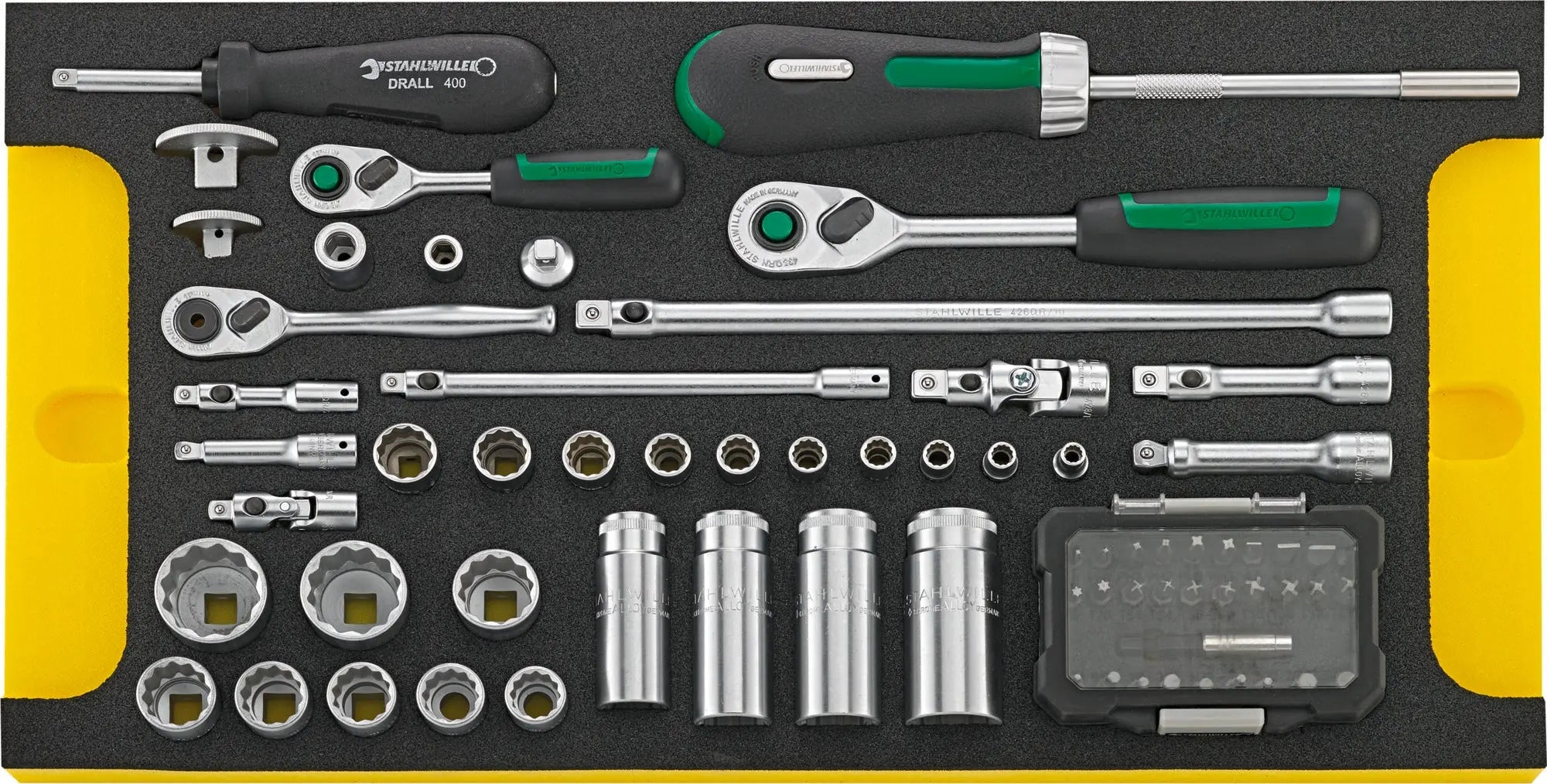 Stahlwille Set of 179 6-Drawer AOG-Kit for Aircraft with Tool Trolley No. 13217 - ST 98814910 Stahlwille