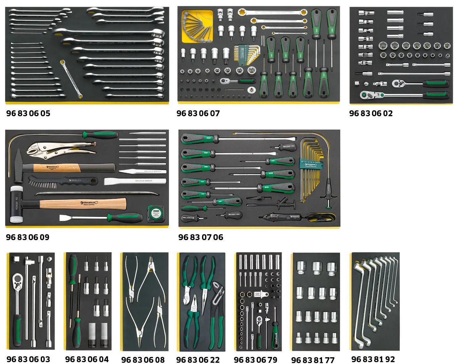 Stahlwille Set of 285 Workshop Tool for BMW Automotive with TCS Insert - ST 97830600 Stahlwille