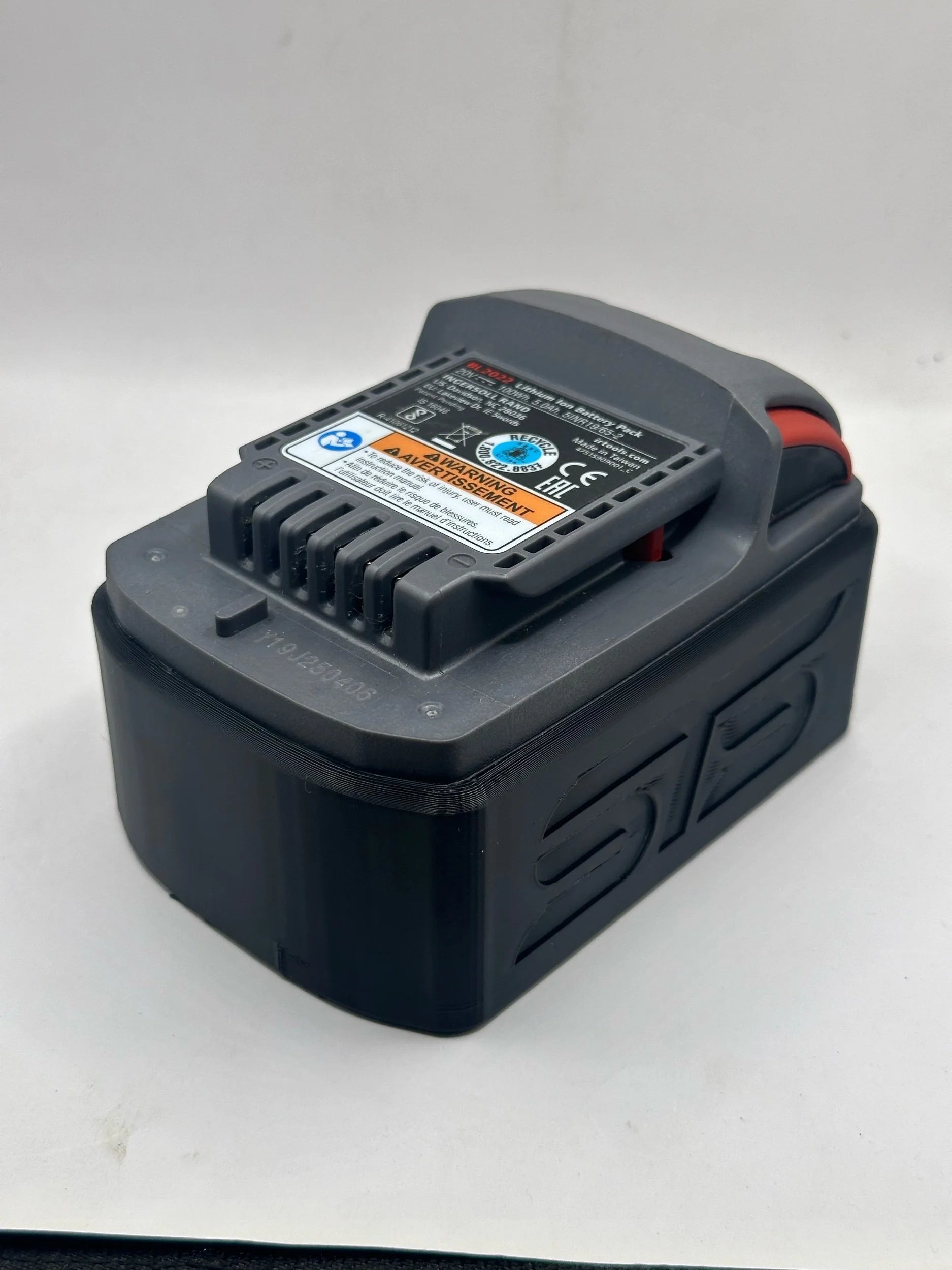 STS Auto Design Ingersoll Rand 20V 5.0Ah Magnetic Battery Cover - IR2050