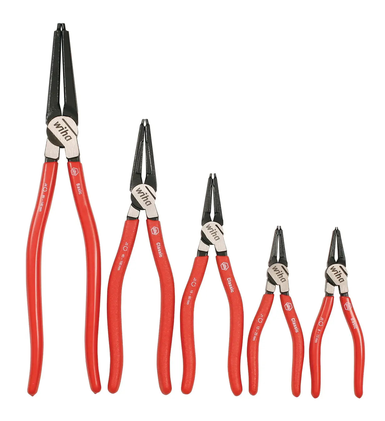 Wiha 32626, Straight Internal Ring Pliers 5 Pc. Set Wiha