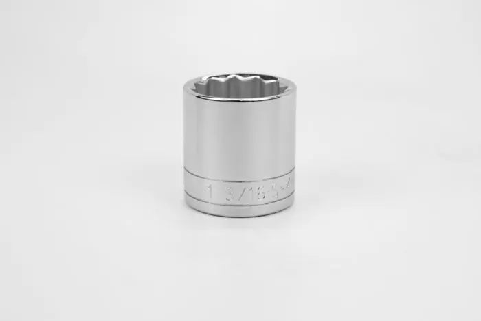 SK Tools - Socket Chrome 1/2dr Standard 12pt 1-3/16 - 40138 SK Tools