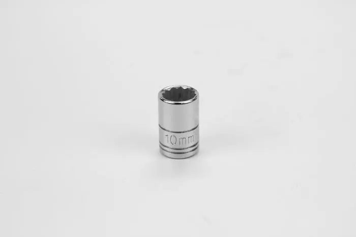 SK Tools - Socket Chrome 1/4dr Standard 12pt 10mm - 43709 SK Tools