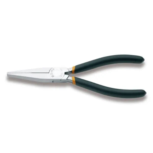 Beta Tools (Article# 1008 160) Long Flat Knurled Nose Plier, 160mm - BT 10080006 Beta Tools