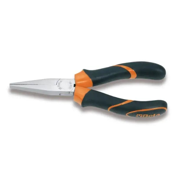 Beta Tools (Article# 1008BM 160) Long Flat Knurled Nose Plier, 160mm - BT 10080036 Beta Tools