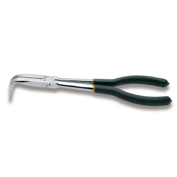Beta Tools (Article# 1009L/C) Bent Extra-Long Knurled Nose Plier, 90 deg - BT 10090010 Beta Tools
