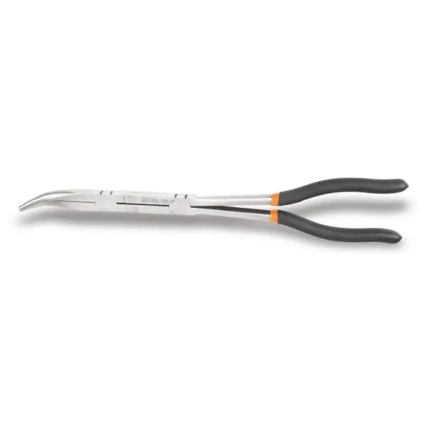 Beta Tools (Article# 1009L/DP) Curved Extra-Long Knurled Double Swivel Nose Plier, 45 deg - BT 10090059 Beta Tools