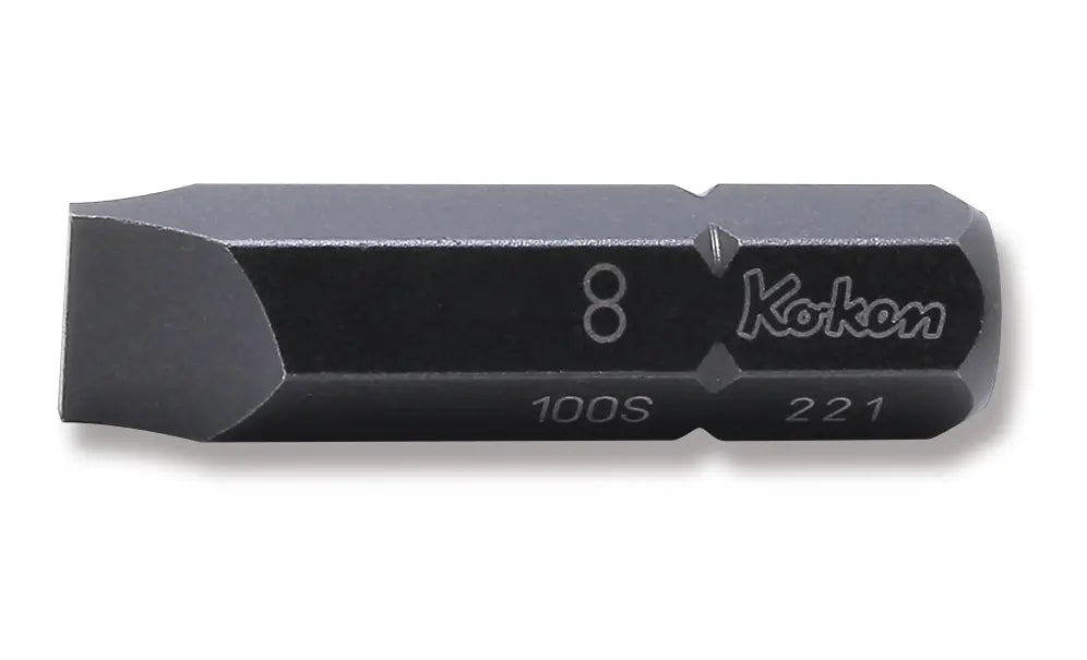 Ko-ken Tools 5/16 Hex Dr. Bit Slotted 1.2 x 8 Length 32mm Ko-ken Tools