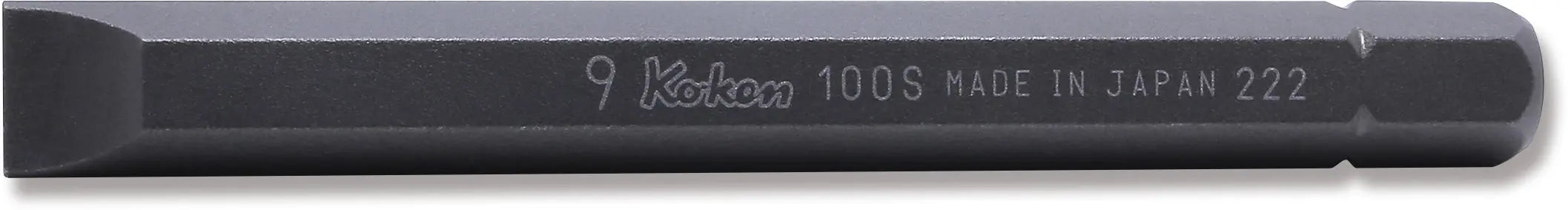Ko-ken Tools 5/16 Hex Dr. Bit Slotted 1.6 x 9 Length 80mm Ko-ken Tools