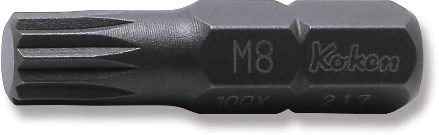 Ko-ken Tools 5/16 Hex Dr. Bit XZN M8 Length 32mm Ko-ken Tools