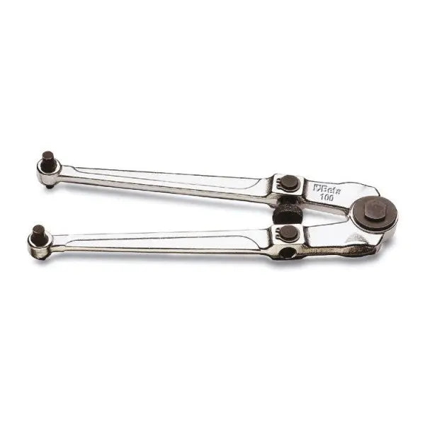 Beta Tools (Article# 100) Adjustable Pin Spanner Wrench for Ring Nuts with Face Holes - BT 1000001 Beta Tools