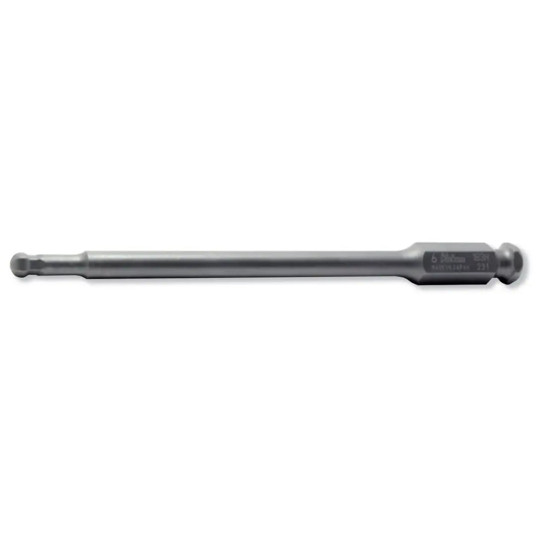 Ko-ken Tools 7/16" Hex Drive (E11.2) Ball Point Hex 6mm Bit, length 150mm Ko-ken Tools