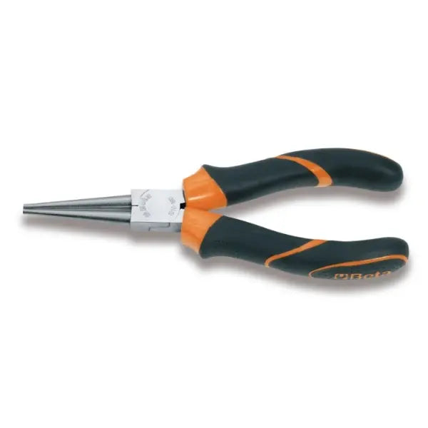 Beta Tools (Article# 1010BM 160) Long Round Knurled Nose Plier, OAL 160mm - BT 10100036 Beta Tools