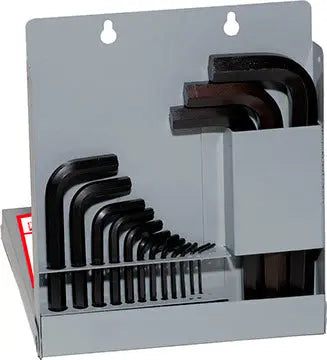 Eklind Set of 18 Short Series Hexagon L-Key with Metal Box - EK 10118 Hexagon L-Key Set Eklind