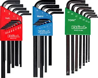 Eklind Set of 29 Hexagon and Torx L-Key Combo - EK 10229 Torx L-Key Set Eklind