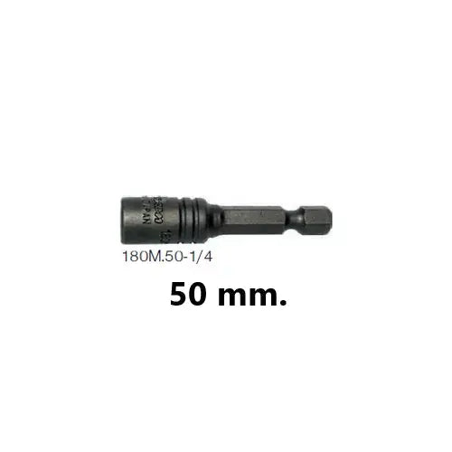Ko-ken Tools 1/4 in Hexagon Bit Holder, 50mm Long - 180M.50-1/4
