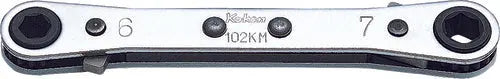 Ko-ken Tools Ratcheting Ring Wrench 10x12mm 6 point Length 141mm Reversible Ko-ken Tools