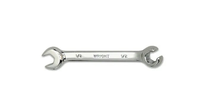 Wright Tool 6-Point Open End Flare Nut Polished Wrench, 1/2 in - WT 1044 Wrench Wright Tool